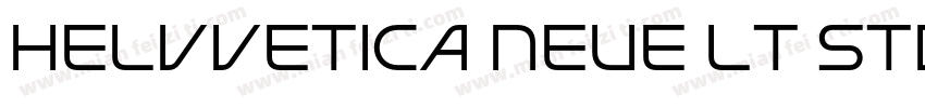 Helvvetica Neue LT Std字体转换